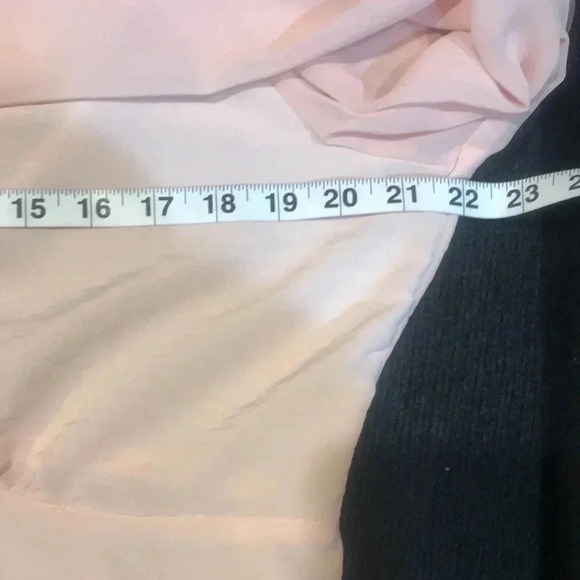 TopShop Chiffon SheerTie Long Sleeves and Open Back with Zipper-Size 10 - Picture 10 of 11